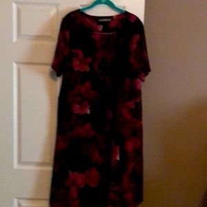 Beautiful winter colored dress.